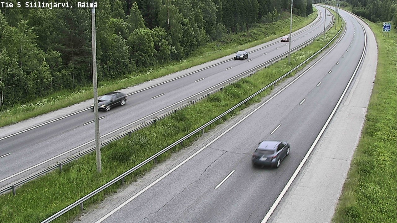 Weather Camera Image Road Siilinjärvi, Räimä, Siilinjärvi, Pohjois-Savo