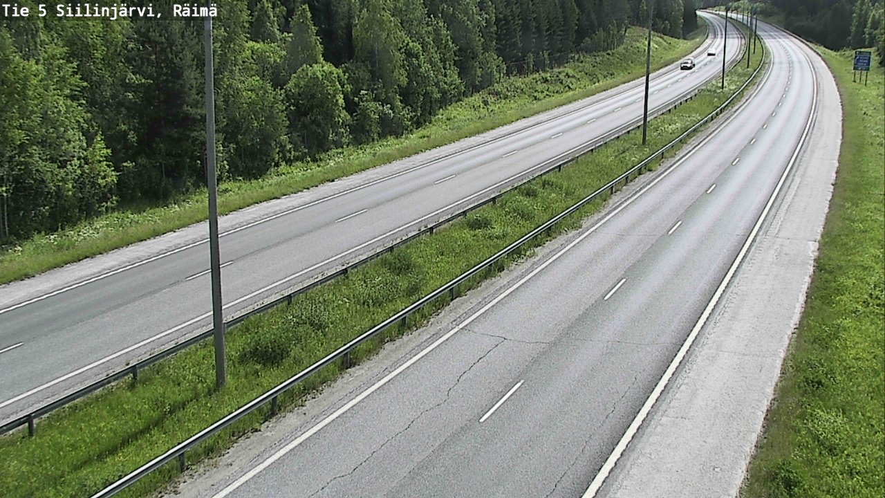 Weather Camera Image Road Siilinjärvi, Räimä, Siilinjärvi, Pohjois-Savo