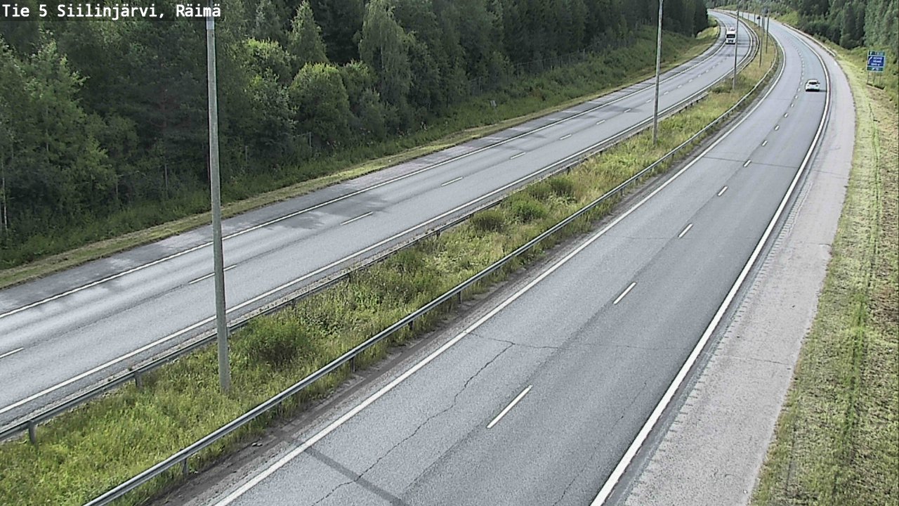 Weather Camera Image Väg 5 Siilinjärvi, Räimä, Siilinjärvi, Pohjois-Savo