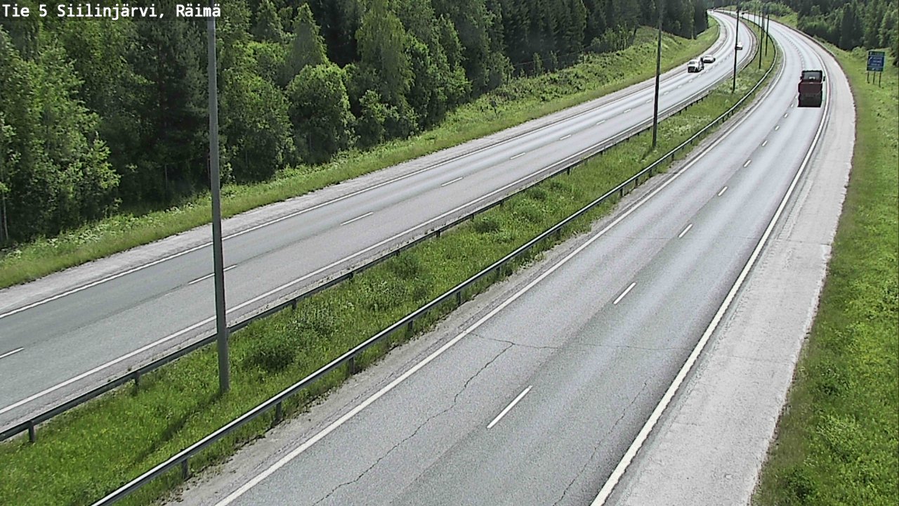 Weather Camera Image Road Siilinjärvi, Räimä, Siilinjärvi, Pohjois-Savo