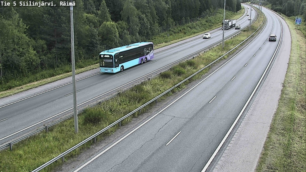 Kelikamerat Kuva Tie 5 Siilinjärvi, Räimä, Siilinjärvi, Pohjois-Savo