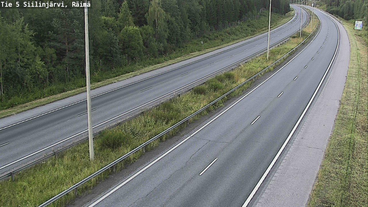 Kelikamerat Kuva Tie 5 Siilinjärvi, Räimä, Siilinjärvi, Pohjois-Savo