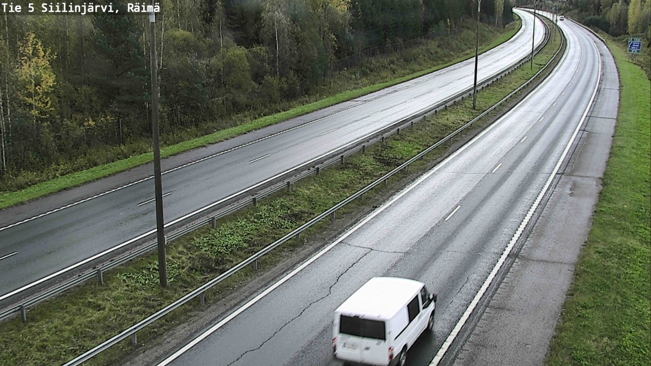 Weather Camera Image Road Siilinjärvi, Räimä, Siilinjärvi, Pohjois-Savo