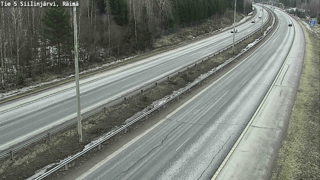 Weather Camera Image Road Siilinjärvi, Räimä, Siilinjärvi, Pohjois-Savo