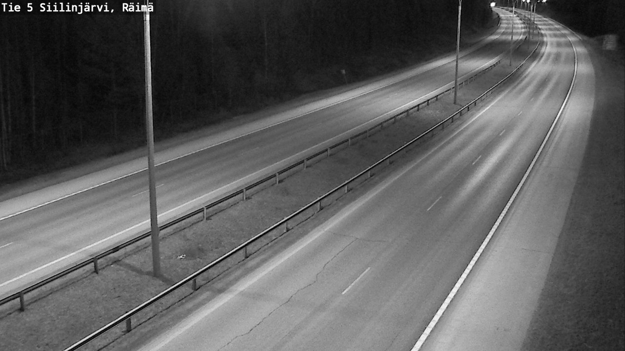 Weather Camera Image Road Siilinjärvi, Räimä, Siilinjärvi, Pohjois-Savo