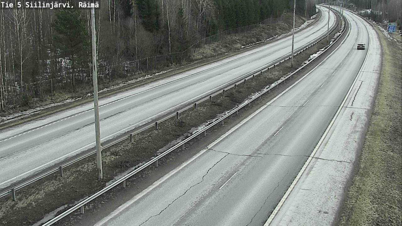Weather Camera Image Road Siilinjärvi, Räimä, Siilinjärvi, Pohjois-Savo
