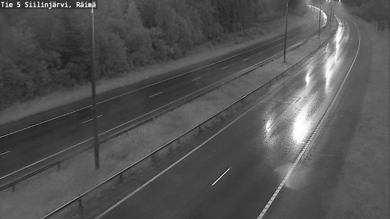 Weather Camera Image Road Siilinjärvi, Räimä, Siilinjärvi, Pohjois-Savo