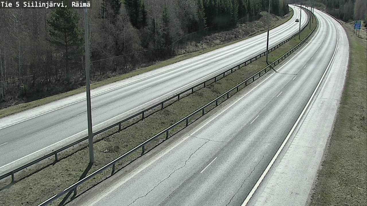 Weather Camera Image Road Siilinjärvi, Räimä, Siilinjärvi, Pohjois-Savo