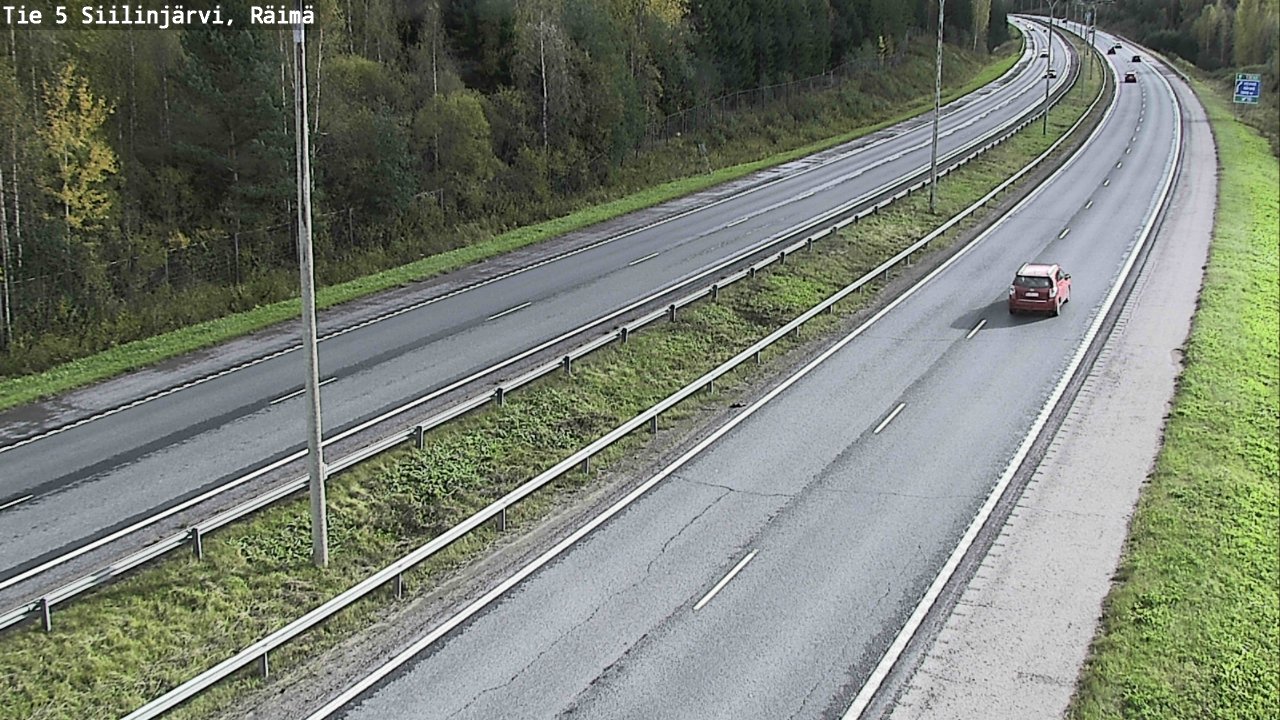 Kelikamerat Kuva Tie 5 Siilinjärvi, Räimä, Siilinjärvi, Pohjois-Savo