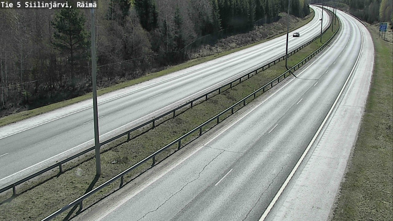 Weather Camera Image Väg 5 Siilinjärvi, Räimä, Siilinjärvi, Pohjois-Savo