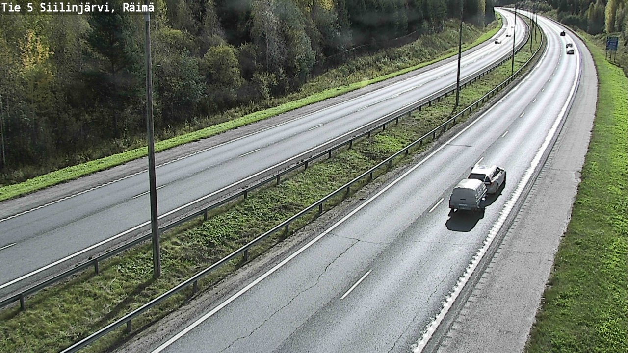 Weather Camera Image Road Siilinjärvi, Räimä, Siilinjärvi, Pohjois-Savo