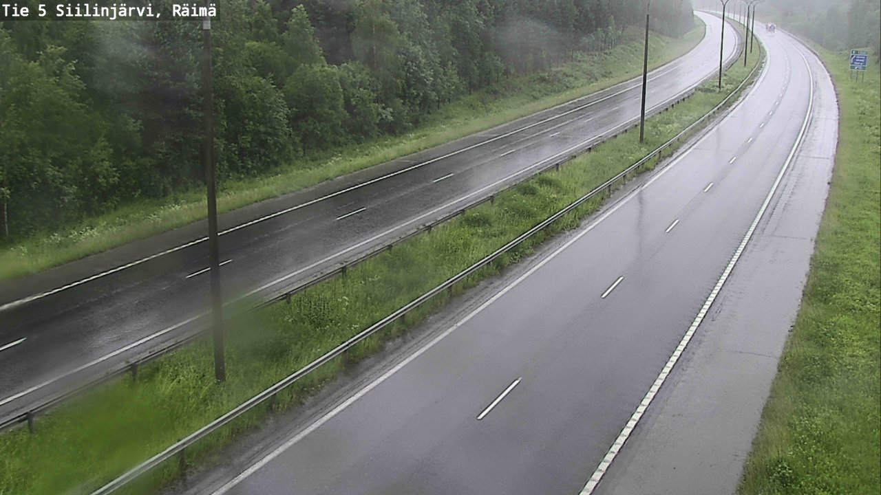 Weather Camera Image Road Siilinjärvi, Räimä, Siilinjärvi, Pohjois-Savo