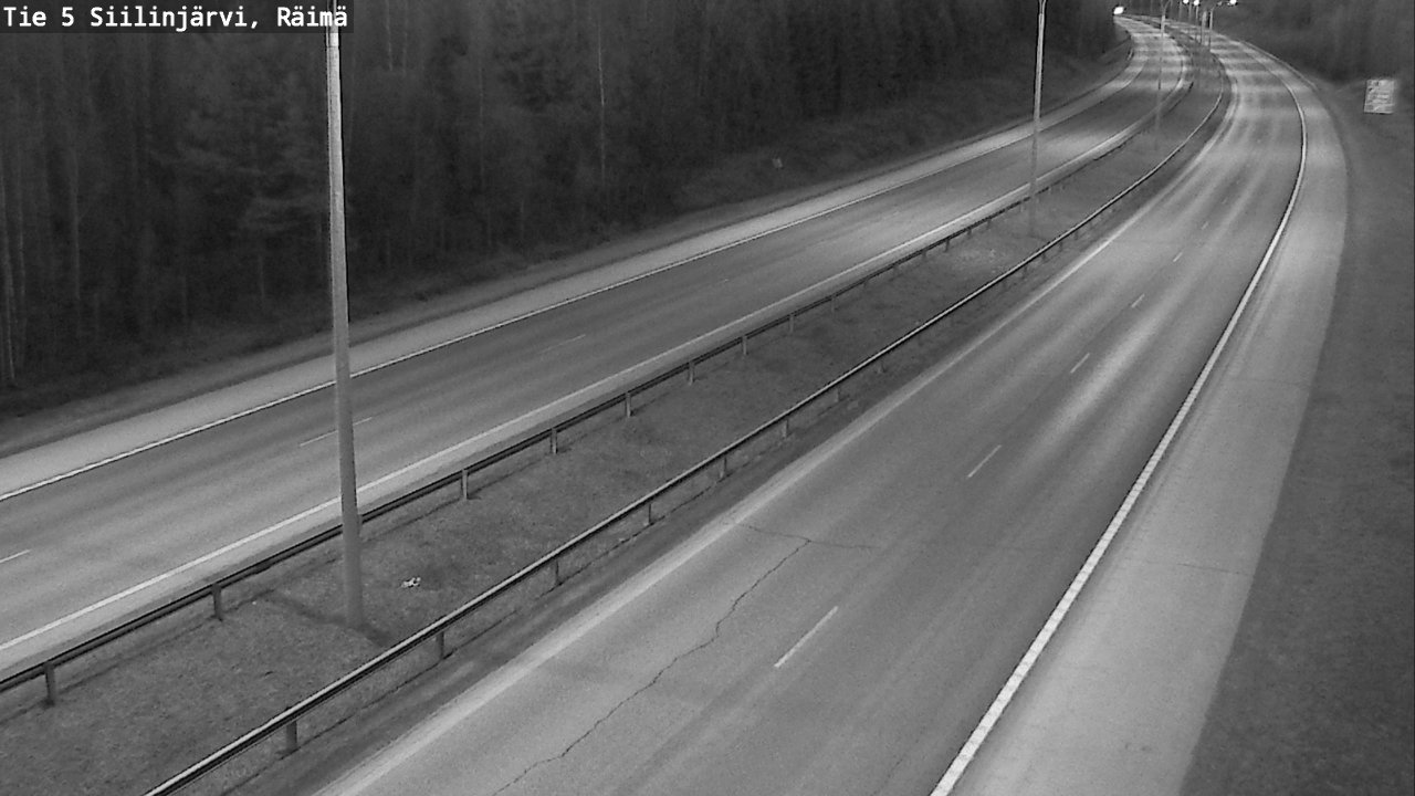 Weather Camera Image Road Siilinjärvi, Räimä, Siilinjärvi, Pohjois-Savo