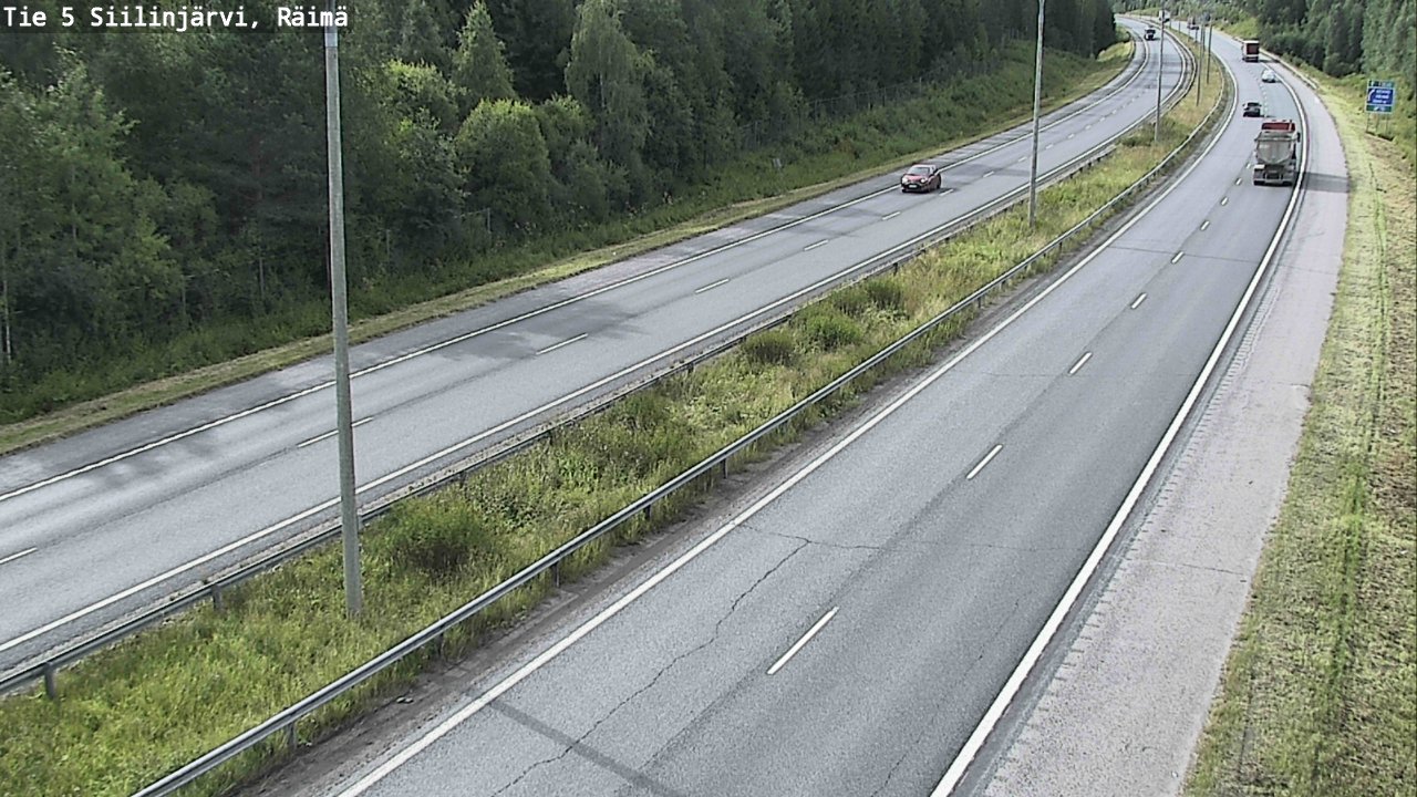 Weather Camera Image Väg 5 Siilinjärvi, Räimä, Siilinjärvi, Pohjois-Savo