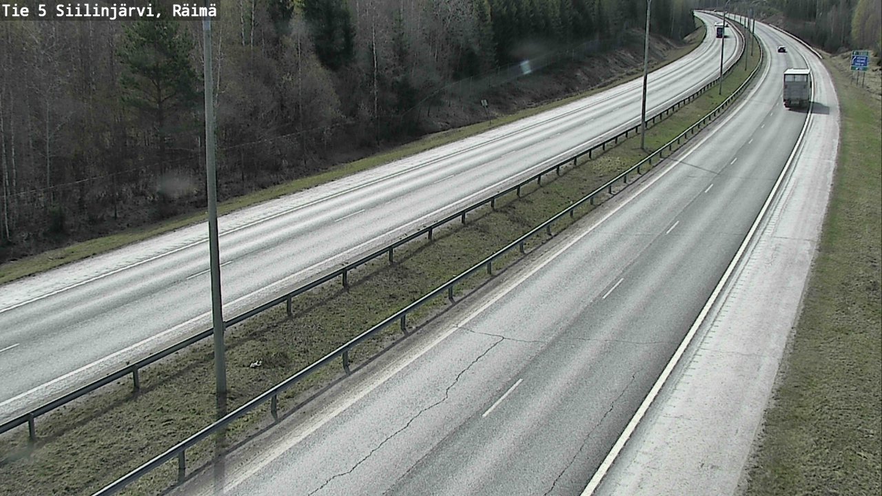 Weather Camera Image Väg 5 Siilinjärvi, Räimä, Siilinjärvi, Pohjois-Savo