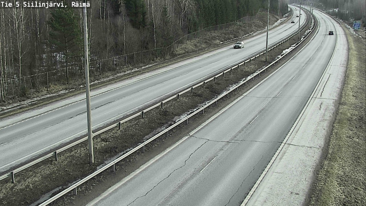 Weather Camera Image Road Siilinjärvi, Räimä, Siilinjärvi, Pohjois-Savo