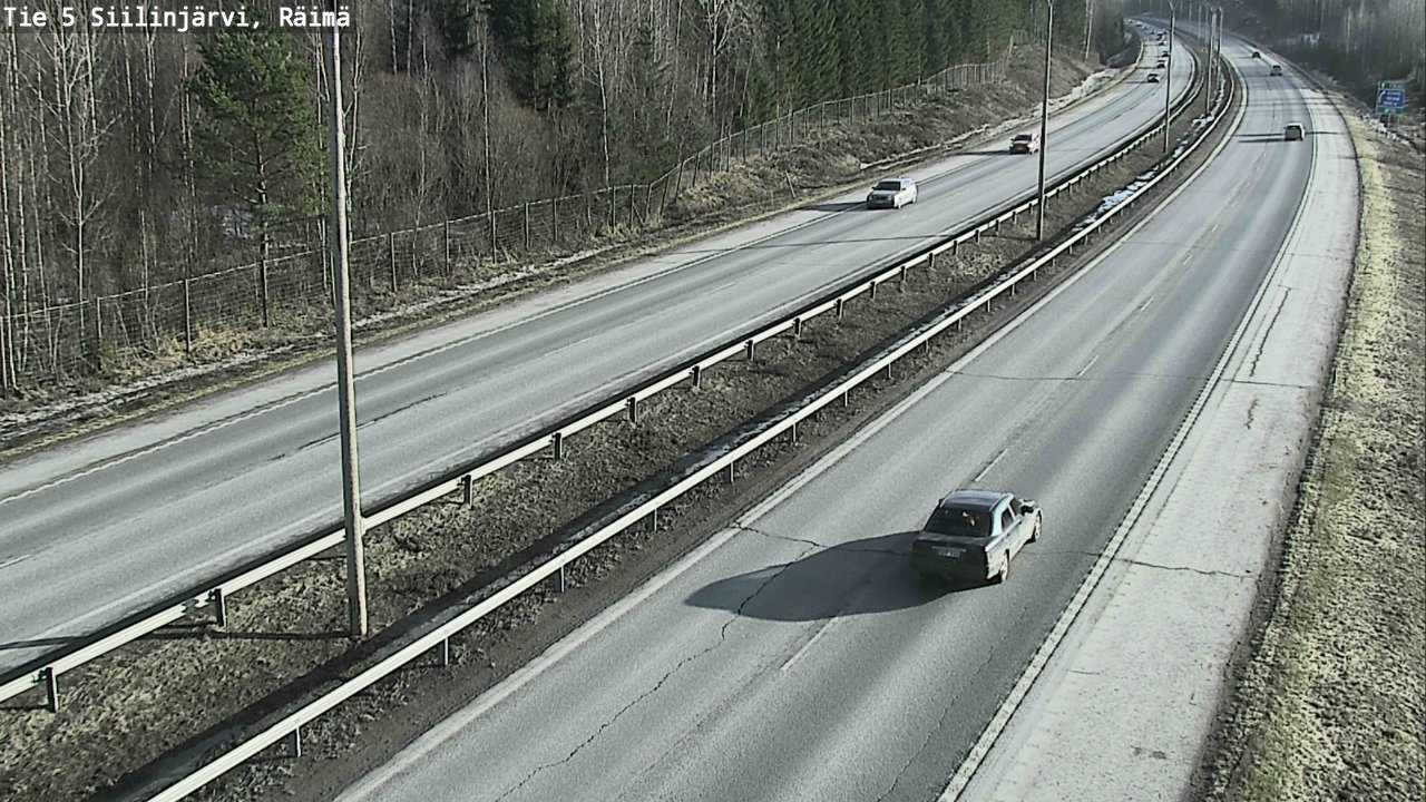 Weather Camera Image Road Siilinjärvi, Räimä, Siilinjärvi, Pohjois-Savo