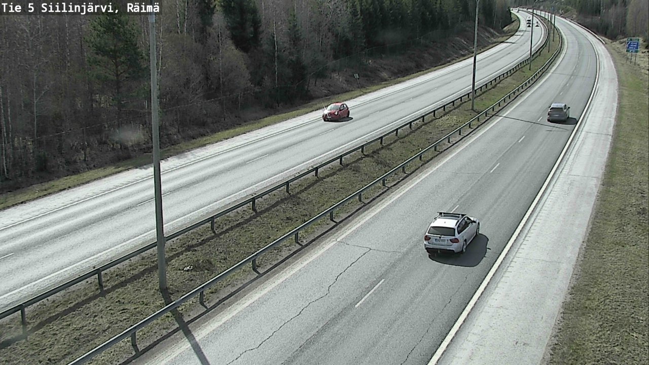 Weather Camera Image Road Siilinjärvi, Räimä, Siilinjärvi, Pohjois-Savo
