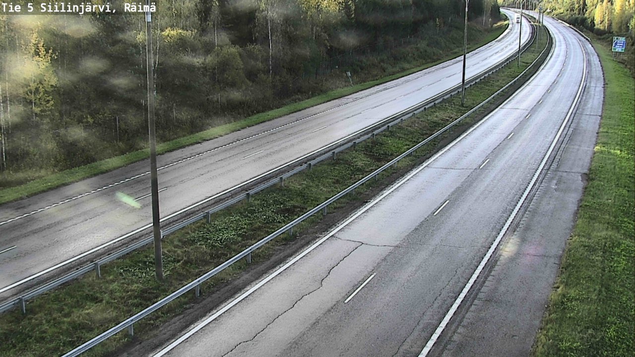 Weather Camera Image Road Siilinjärvi, Räimä, Siilinjärvi, Pohjois-Savo