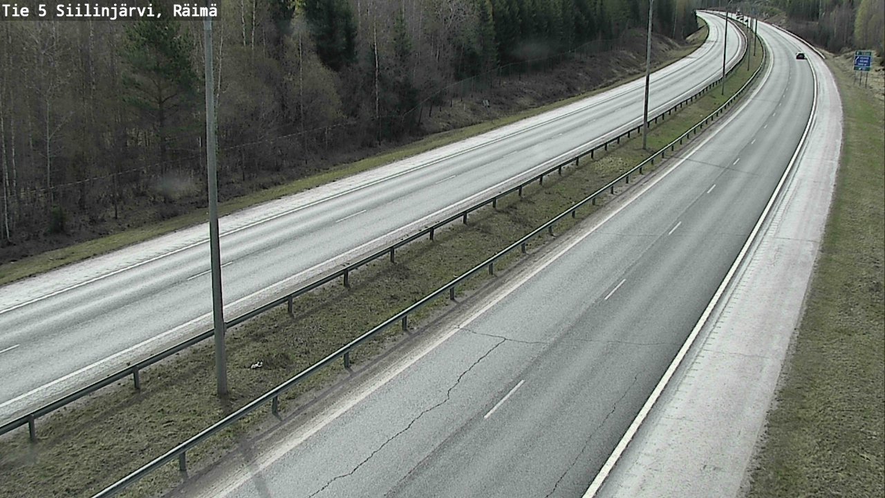 Weather Camera Image Väg 5 Siilinjärvi, Räimä, Siilinjärvi, Pohjois-Savo