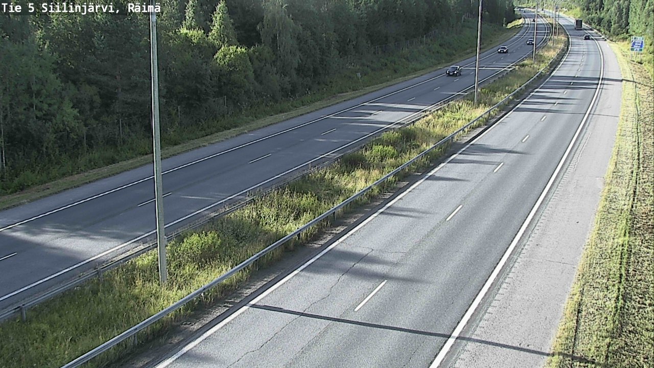 Weather Camera Image Väg 5 Siilinjärvi, Räimä, Siilinjärvi, Pohjois-Savo