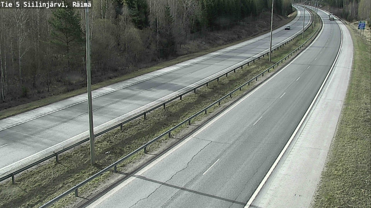 Weather Camera Image Road Siilinjärvi, Räimä, Siilinjärvi, Pohjois-Savo
