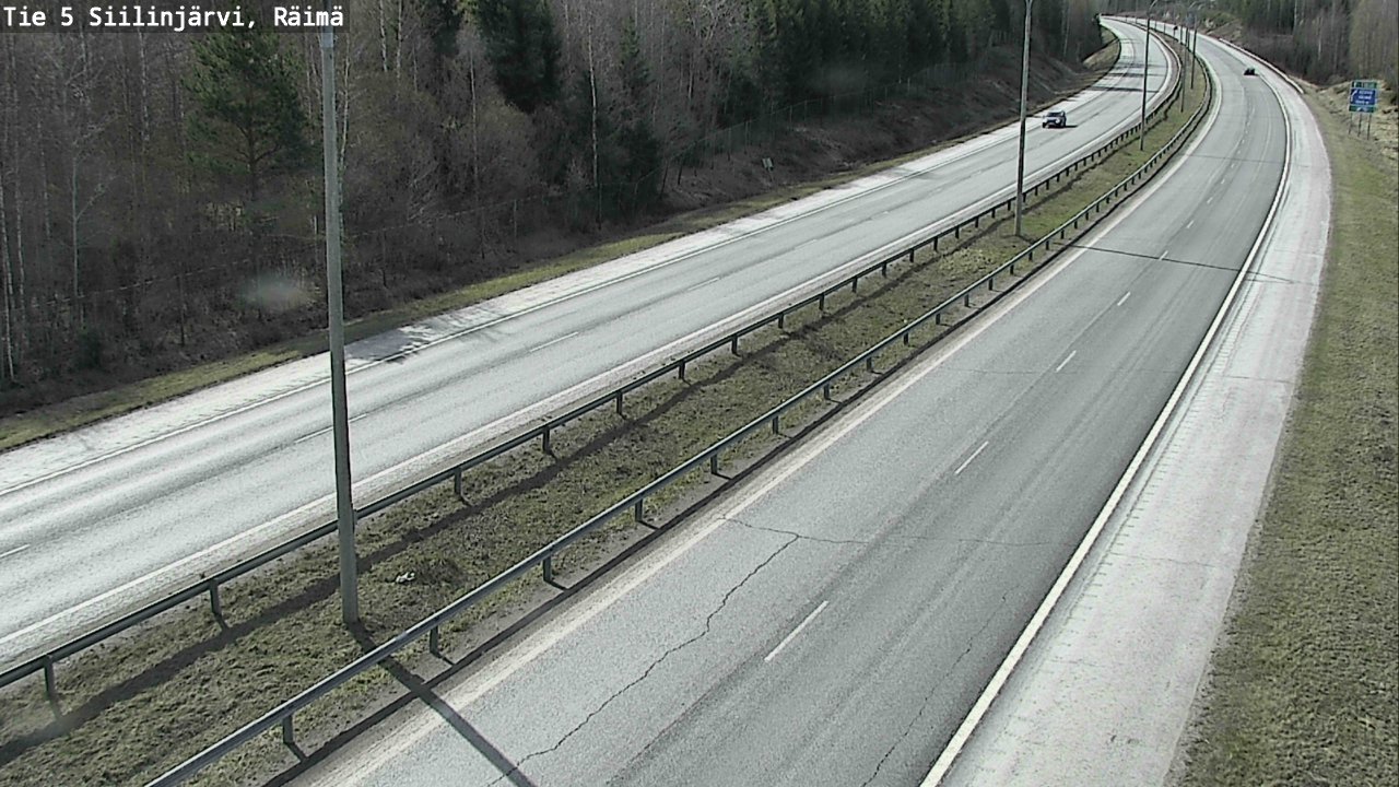 Weather Camera Image Road Siilinjärvi, Räimä, Siilinjärvi, Pohjois-Savo