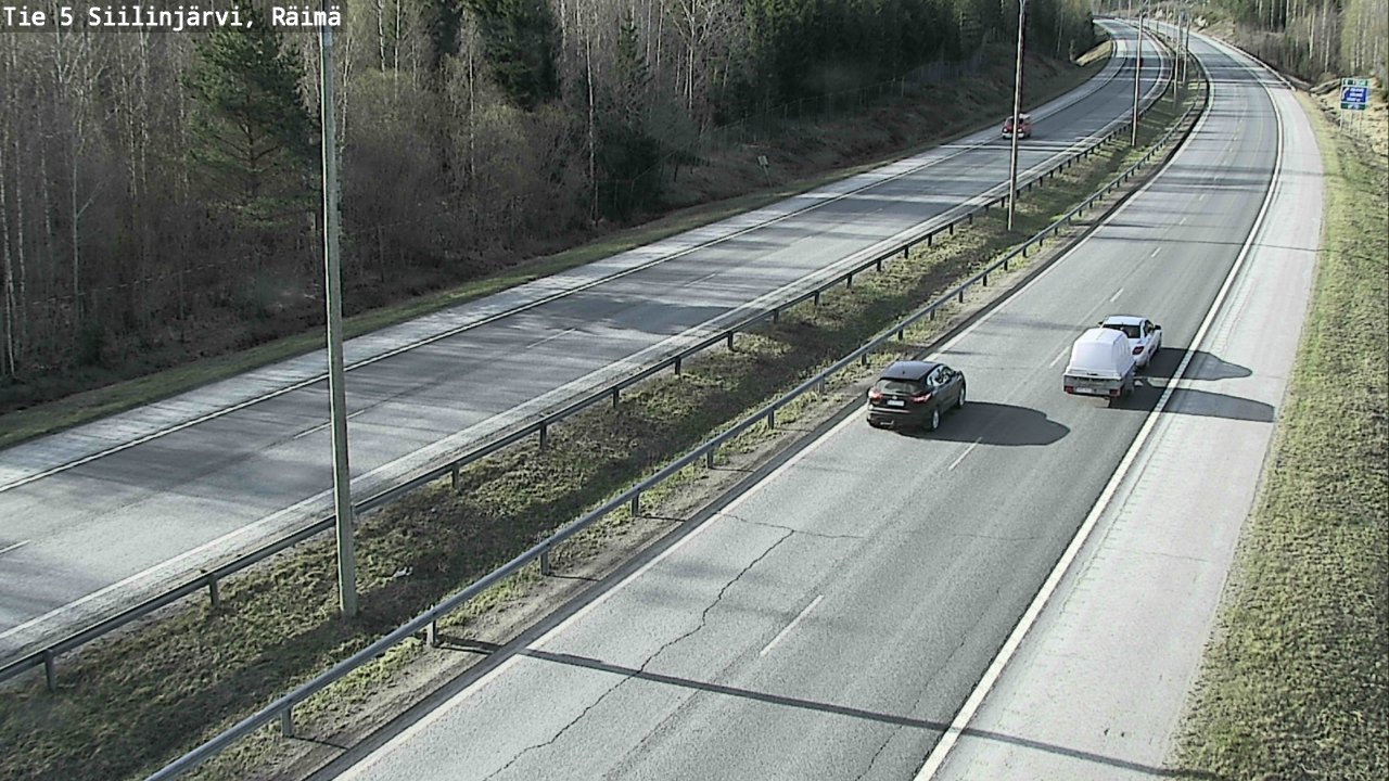 Weather Camera Image Road Siilinjärvi, Räimä, Siilinjärvi, Pohjois-Savo
