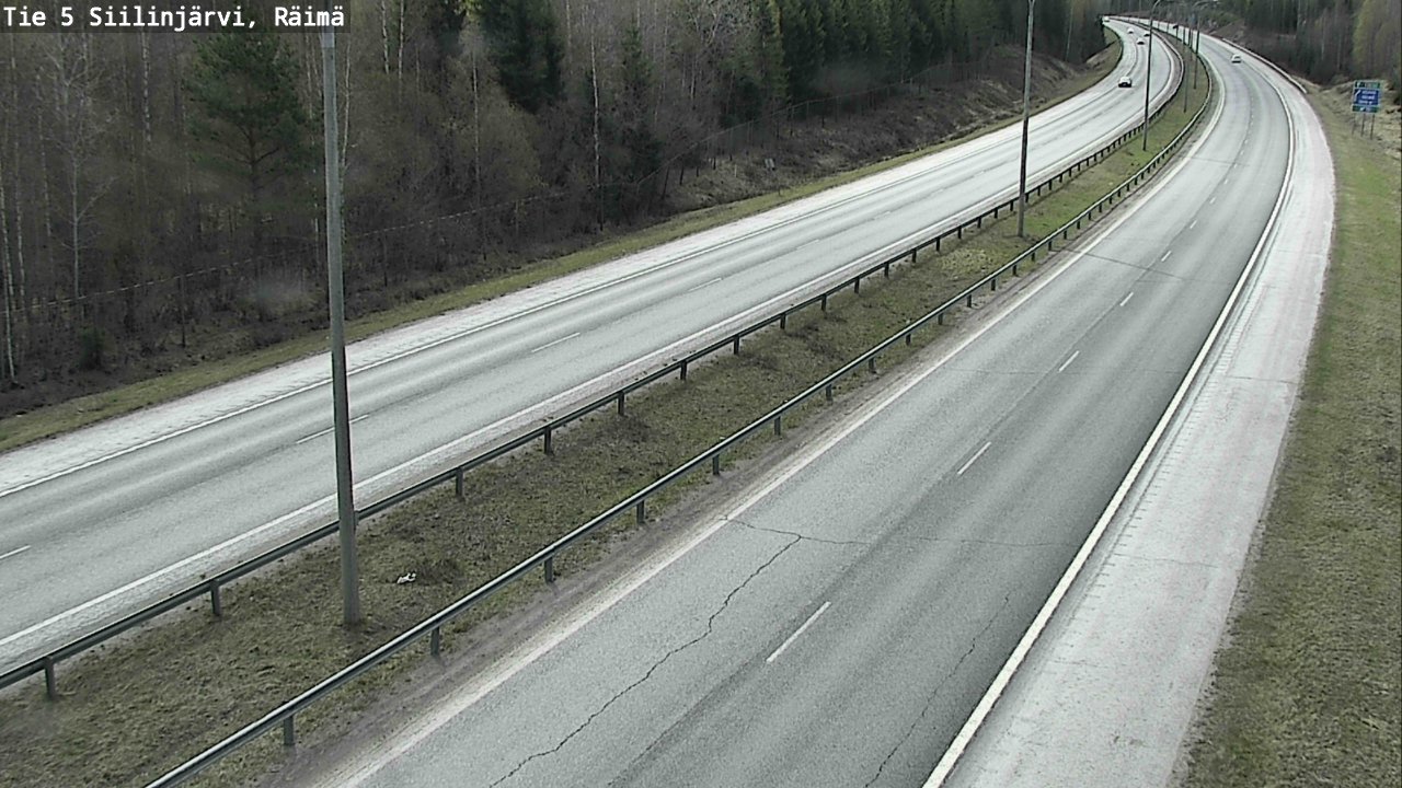 Weather Camera Image Väg 5 Siilinjärvi, Räimä, Siilinjärvi, Pohjois-Savo
