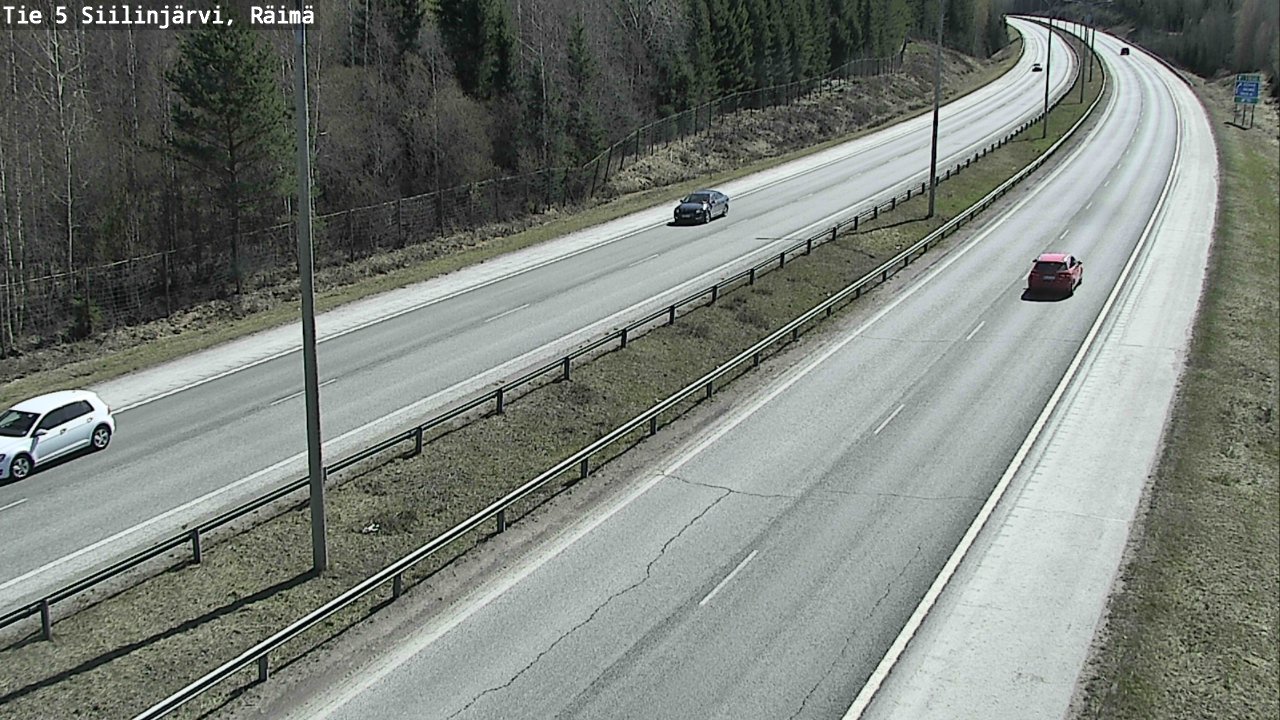 Weather Camera Image Road Siilinjärvi, Räimä, Siilinjärvi, Pohjois-Savo