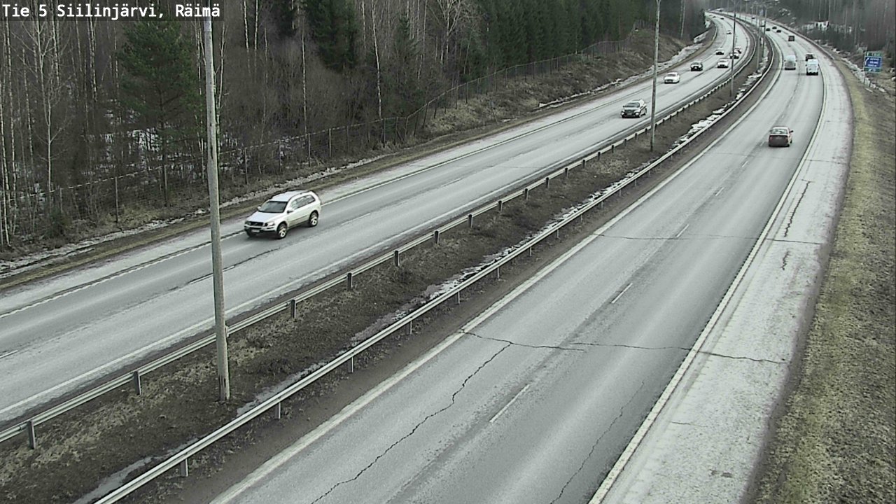 Weather Camera Image Road Siilinjärvi, Räimä, Siilinjärvi, Pohjois-Savo