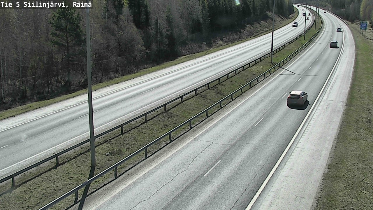 Weather Camera Image Väg 5 Siilinjärvi, Räimä, Siilinjärvi, Pohjois-Savo