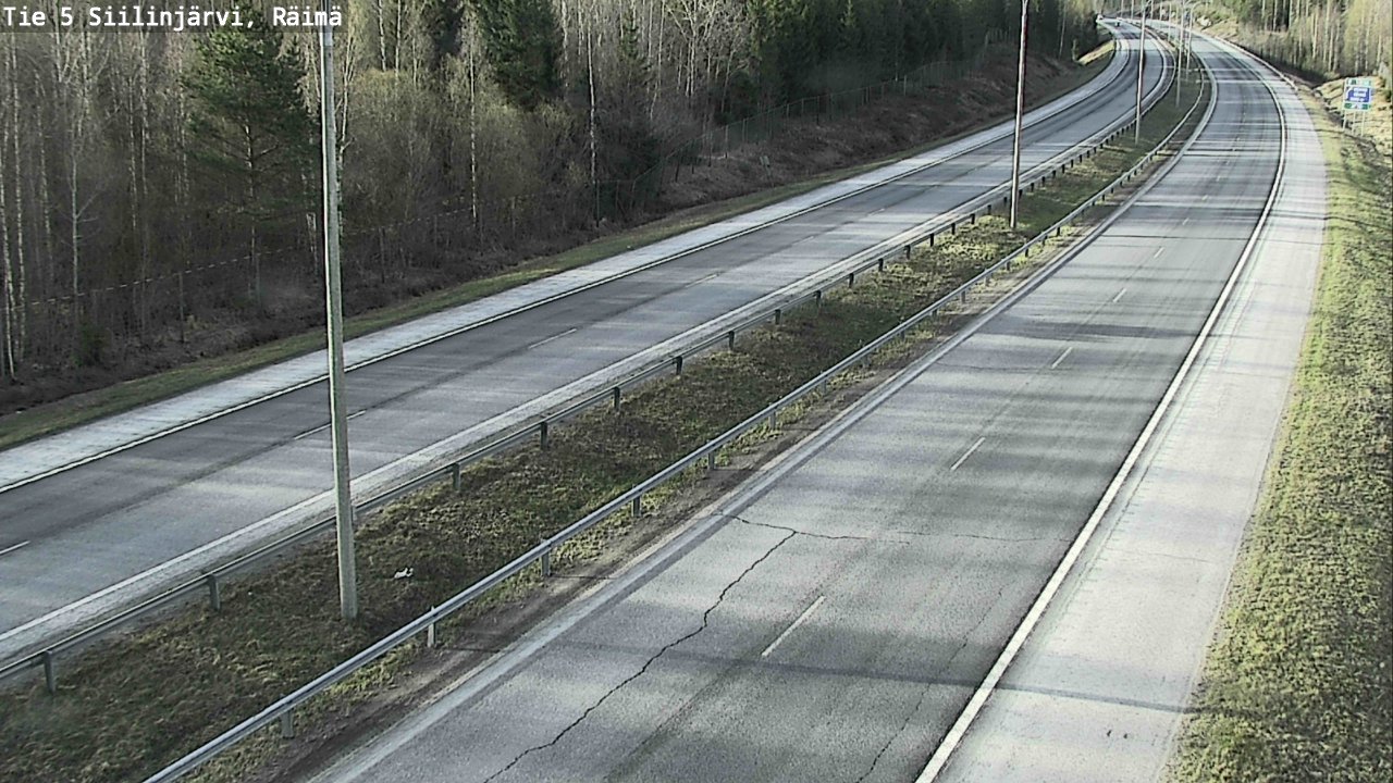 Weather Camera Image Road Siilinjärvi, Räimä, Siilinjärvi, Pohjois-Savo