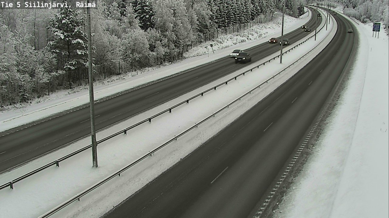 Weather Camera Image Road Siilinjärvi, Räimä, Siilinjärvi, Pohjois-Savo