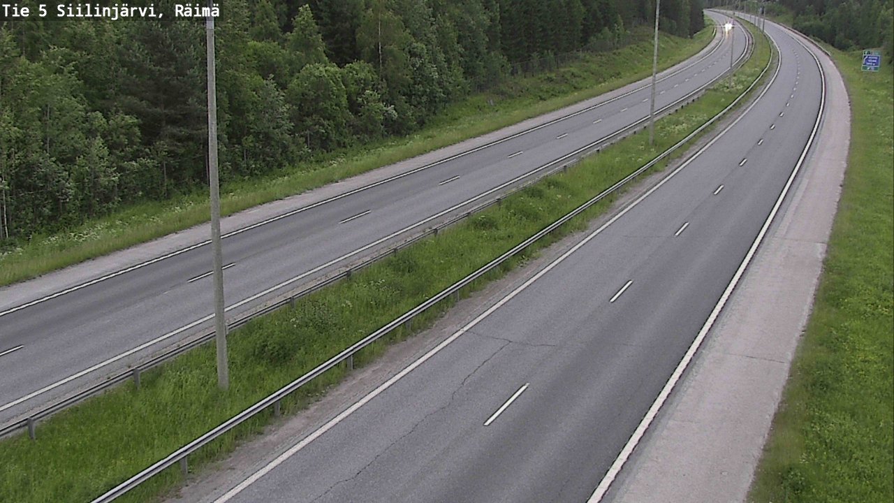 Weather Camera Image Road Siilinjärvi, Räimä, Siilinjärvi, Pohjois-Savo