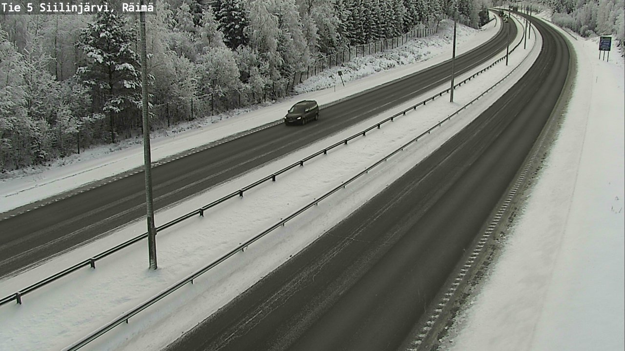 Weather Camera Image Road Siilinjärvi, Räimä, Siilinjärvi, Pohjois-Savo