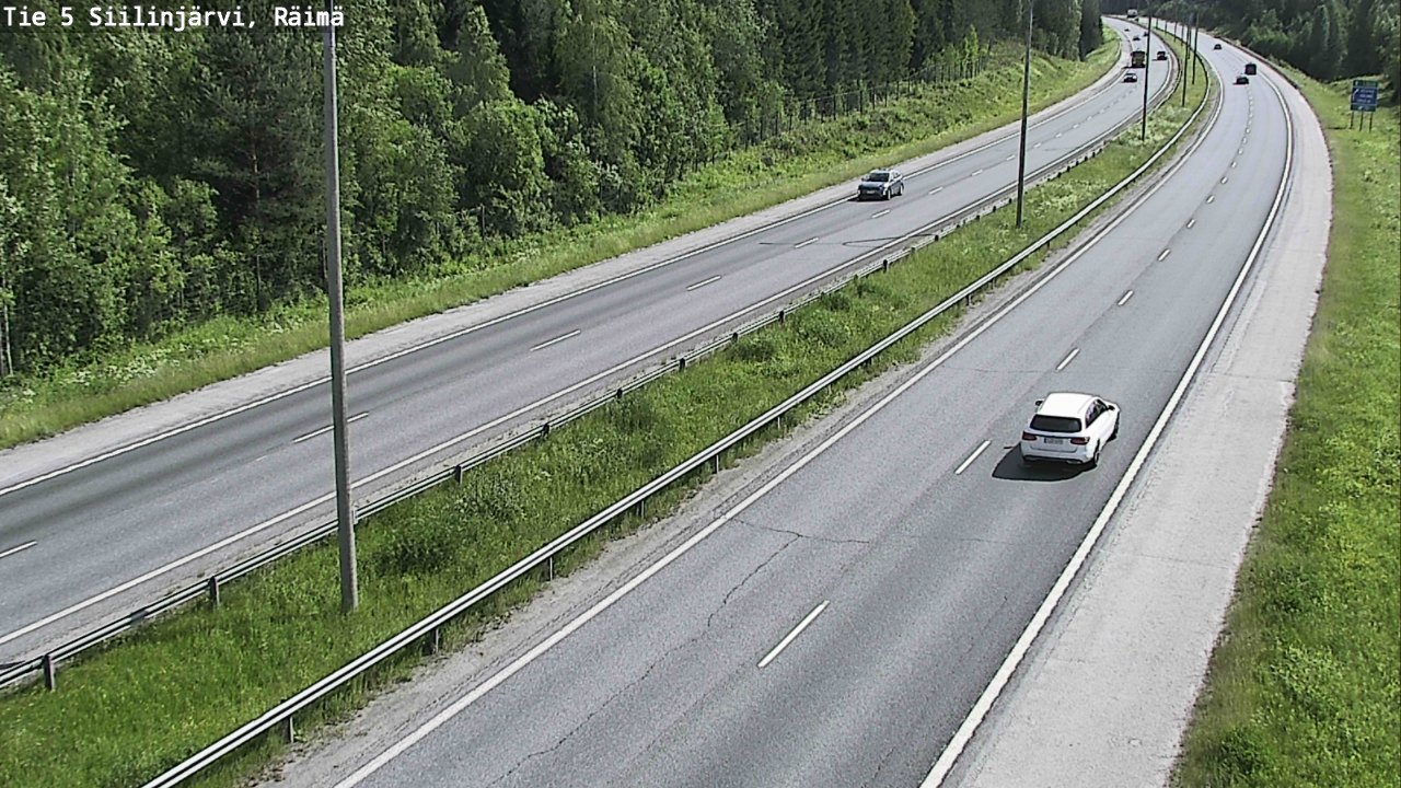 Weather Camera Image Road Siilinjärvi, Räimä, Siilinjärvi, Pohjois-Savo