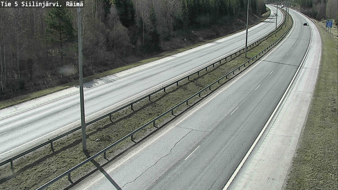 Weather Camera Image Road Siilinjärvi, Räimä, Siilinjärvi, Pohjois-Savo