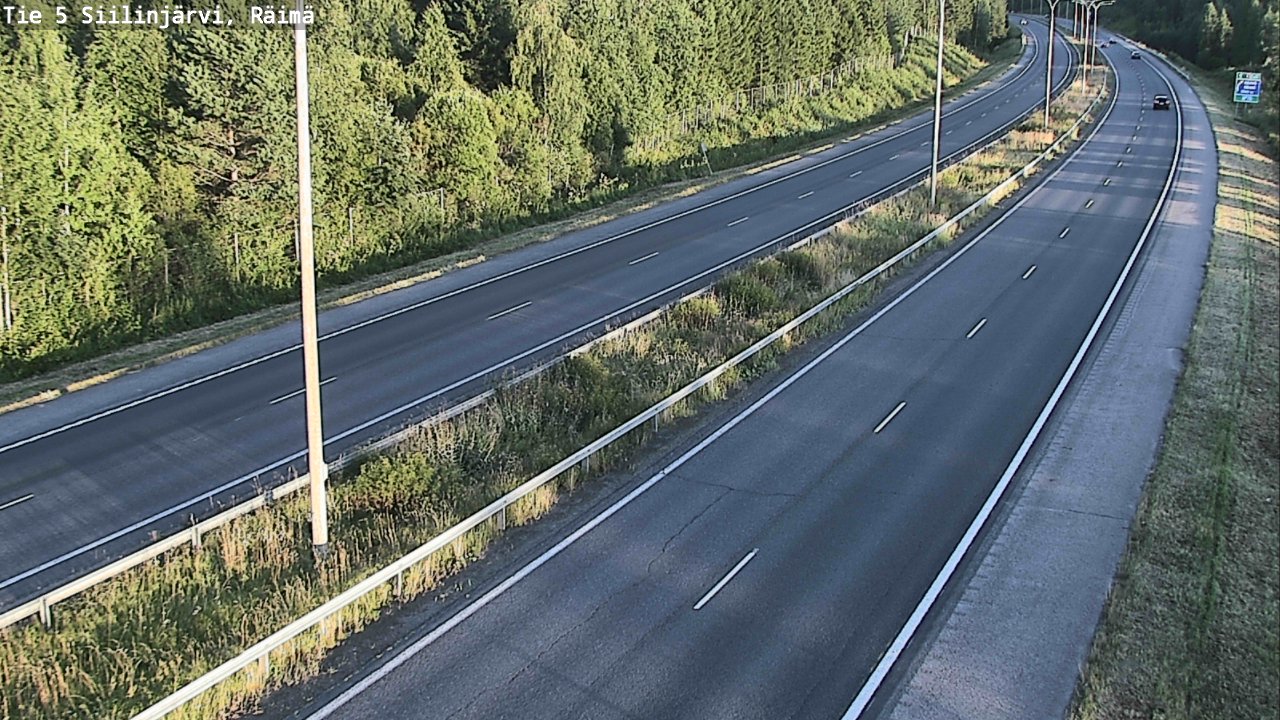 Kelikamerat Kuva Tie 5 Siilinjärvi, Räimä, Siilinjärvi, Pohjois-Savo