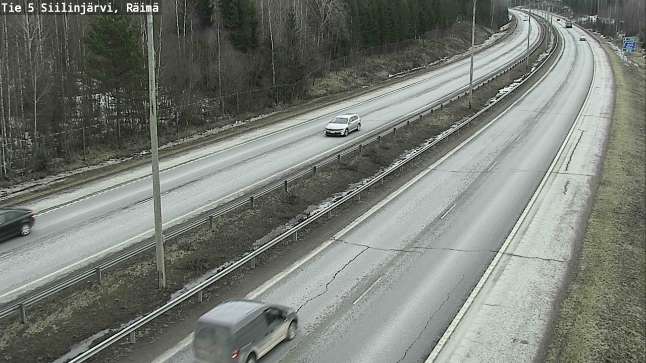 Weather Camera Image Road Siilinjärvi, Räimä, Siilinjärvi, Pohjois-Savo