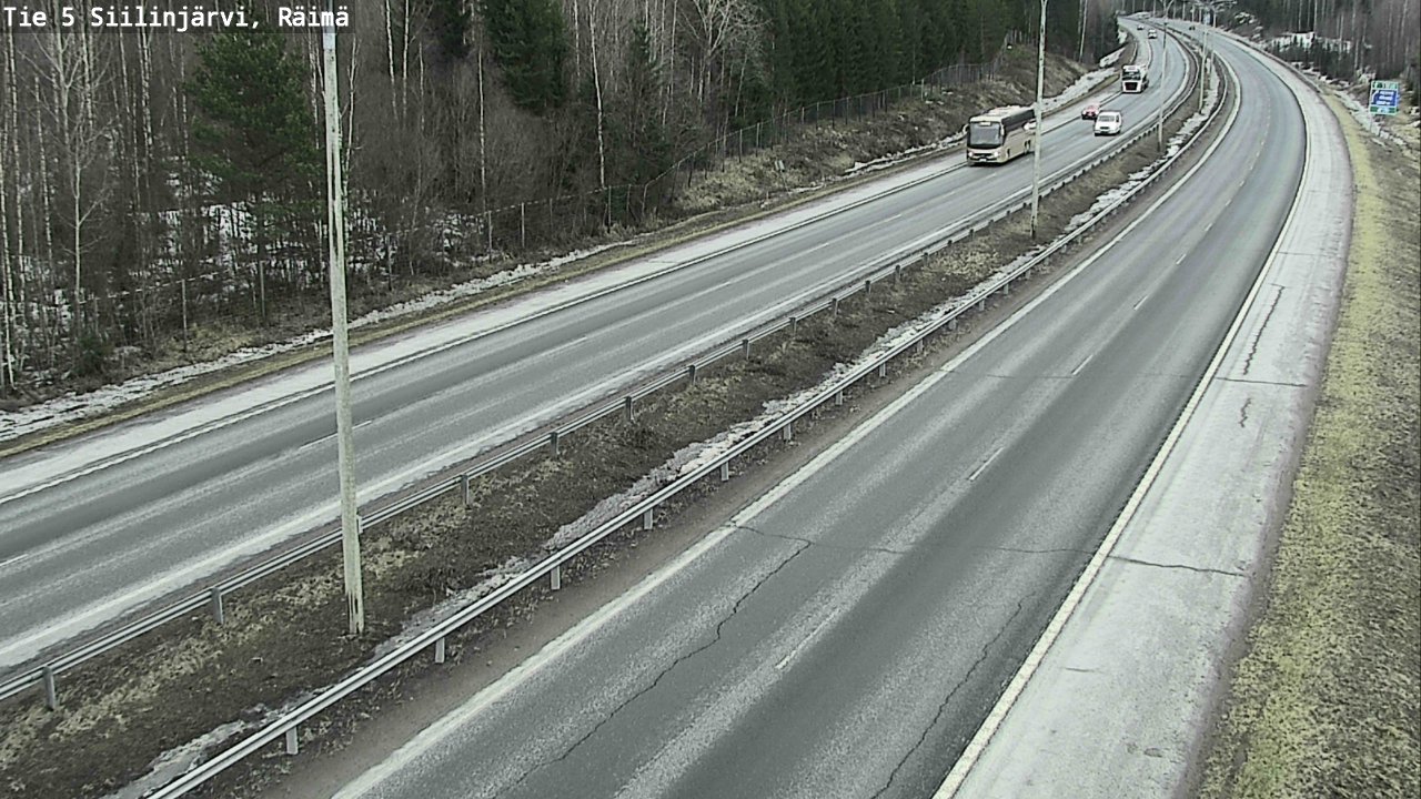 Weather Camera Image Väg 5 Siilinjärvi, Räimä, Siilinjärvi, Pohjois-Savo