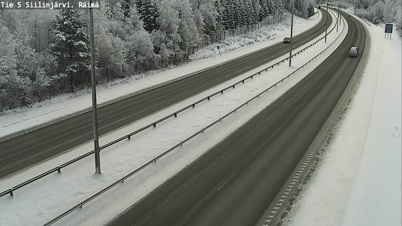Weather Camera Image Road Siilinjärvi, Räimä, Siilinjärvi, Pohjois-Savo