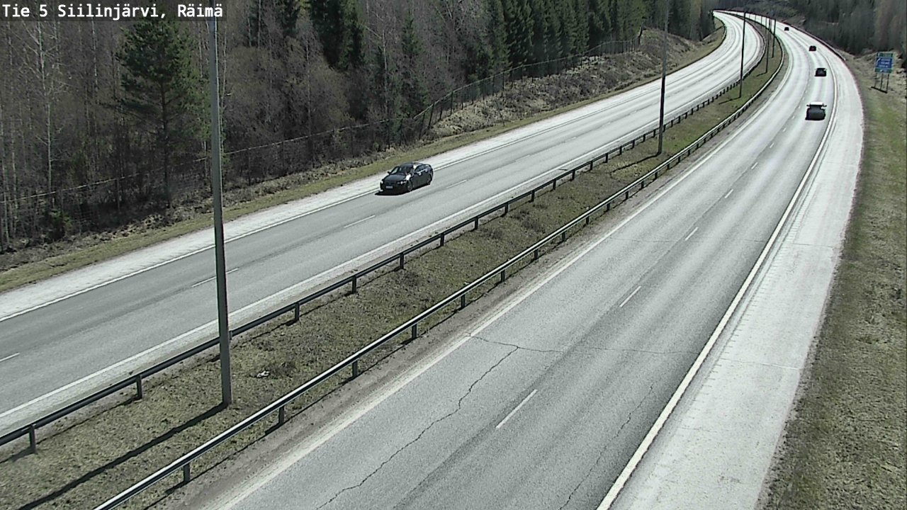Weather Camera Image Road Siilinjärvi, Räimä, Siilinjärvi, Pohjois-Savo