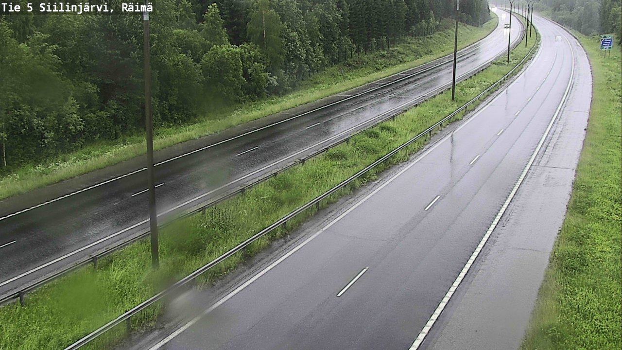 Weather Camera Image Road Siilinjärvi, Räimä, Siilinjärvi, Pohjois-Savo