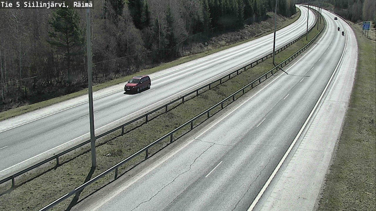 Weather Camera Image Road Siilinjärvi, Räimä, Siilinjärvi, Pohjois-Savo