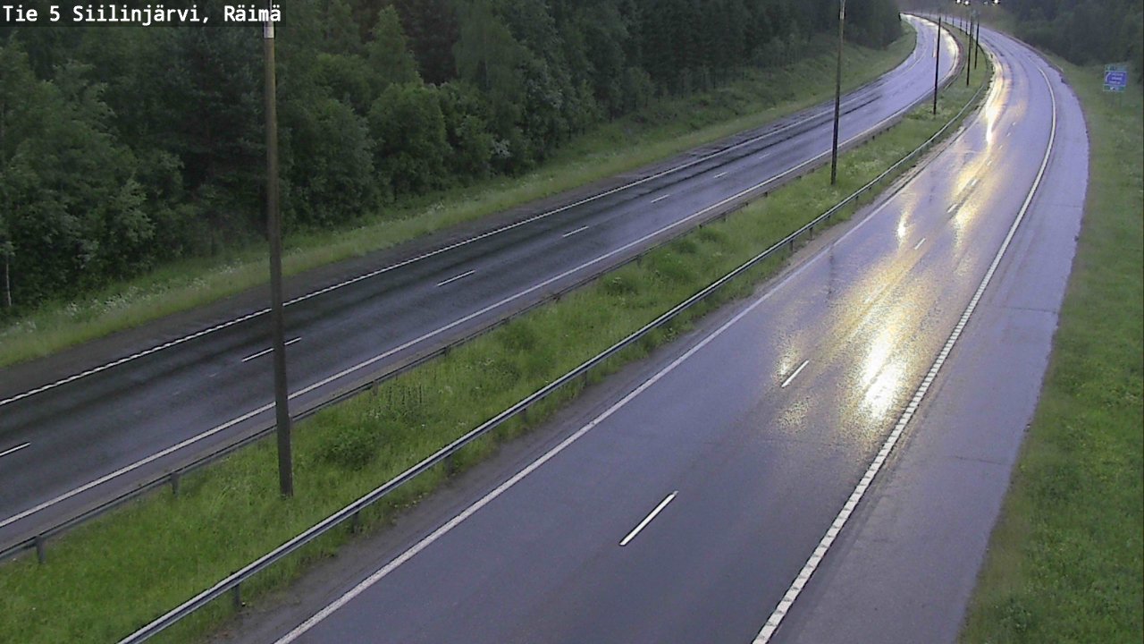 Weather Camera Image Road Siilinjärvi, Räimä, Siilinjärvi, Pohjois-Savo