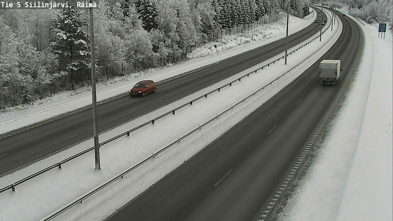 Weather Camera Image Road Siilinjärvi, Räimä, Siilinjärvi, Pohjois-Savo