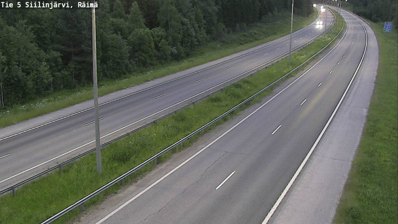 Weather Camera Image Road Siilinjärvi, Räimä, Siilinjärvi, Pohjois-Savo