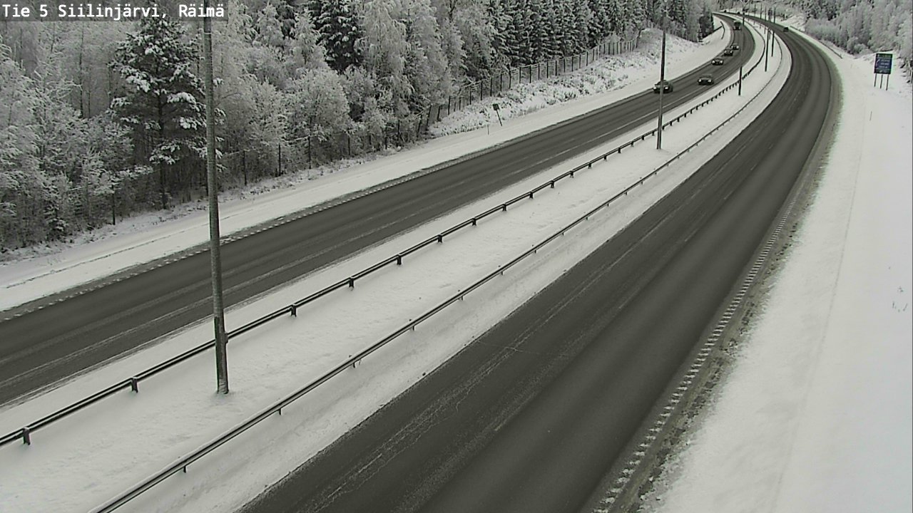 Weather Camera Image Road Siilinjärvi, Räimä, Siilinjärvi, Pohjois-Savo