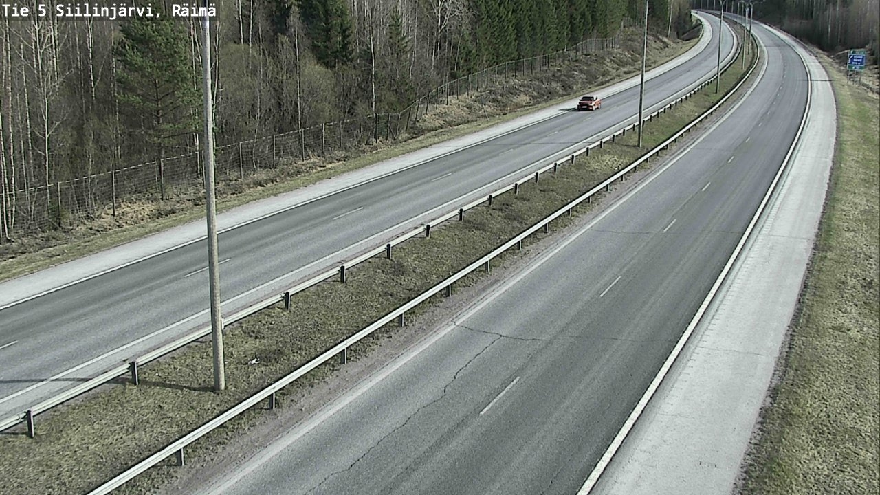 Weather Camera Image Road Siilinjärvi, Räimä, Siilinjärvi, Pohjois-Savo